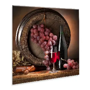Картина върху стъкло GL066 Wino 4 , 30x30 см.