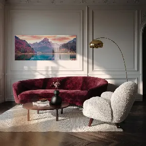 Картина върху стъкло GL550 Autumn View , 50x125 см.