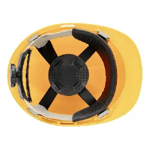  Каска защитна 4-точкова жълта