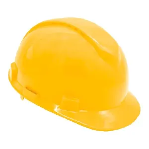  Каска защитна 4-точкова жълта
