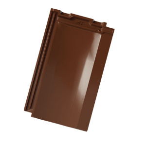 Ceramic roof tiles Continent PRO 10 , brown, glossy