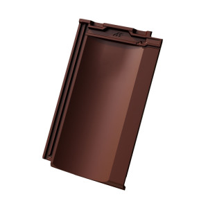 Ceramic roof tiles Continent PRO 10 , brown, mat