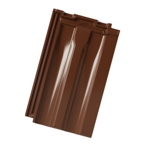 Ceramic roof tiles Traditional PRO 10 , brown gloss