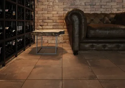 Clinker for floor Piatto red , 300х300х9 мм