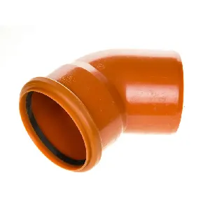  Коляно PVC Ф110-45