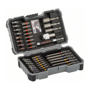 Комплект битове и накрайници Bosch Extra Hard , 43 части