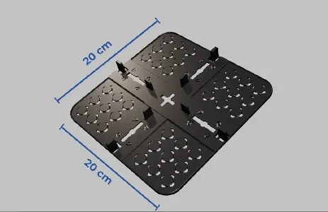 Комплект нивелираща планка TER09-4350 , за плочи във външни пространства