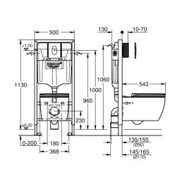 Комплект за вграждане за WC 103849SH00 Rapid SL 5 в 1
