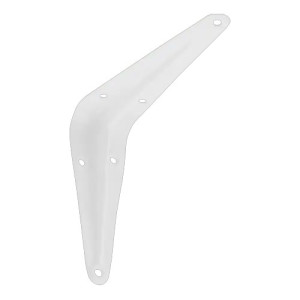 Конзола оребрена бяла WS 125 , 100х125х1 mm