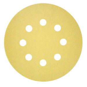 Round sandpaper for universal use Bosch C450 Standard, G150, 8 holes, 125 mm.