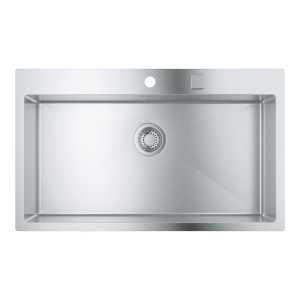 Stainless steel kitchen sink K800 , 846 x 510 мм