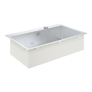 Stainless steel kitchen sink K800 , 846 x 510 мм