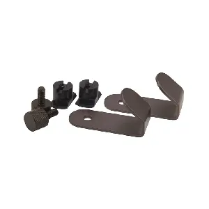  FibroTech hooks Brown steel, RAL 8025 , 2 pcs.