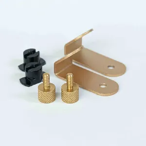  FibroTech hooks Brass , RAL 1004, 2 pcs.