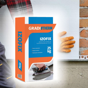 Лепило за топлоизолация GRADI#THERM IZOFIX , 25 кг.