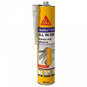 Multipurpose elastic adhesive and joint sealant Sikaflex Purform 11 FC, brown, 300 ml.