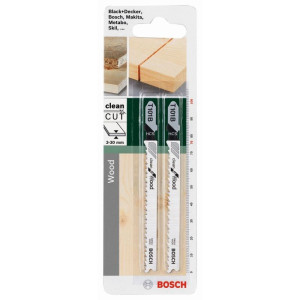 Ножчета за прободен трион Bosch 2609256721 , T101B DIY , 100 мм. , 2 бр.