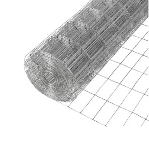 Оградна мрежа Електрозаварена поцинкована , Ф1.6 , 6х10 см. , 1.5х25 м.