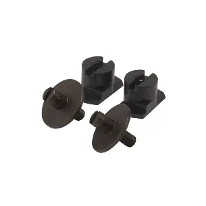  FibroTech Hangers Brown steel , RAL 8025 , 2 pcs.