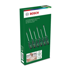 Screwdriver set Bosch 1600A02BX7, 6 parts