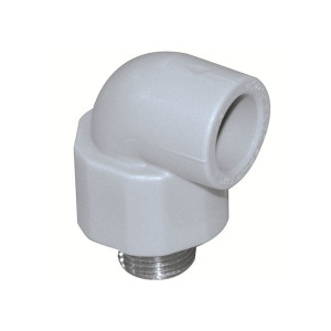  PPR коляно с външна резба 25х1/2
