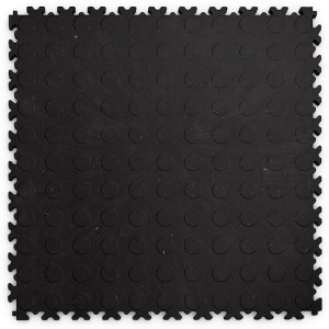 PVC подови плочи Fortelock Industry Coin ECO Black