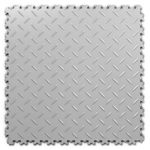 PVC подови плочи Fortelock Industry Diamond Grey