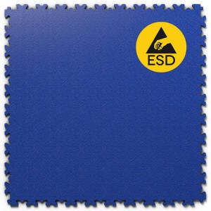 PVC подови плочи Fortelock Industry ESD Blue 2230