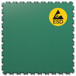 PVC подови плочи Fortelock Industry ESD Green 2230