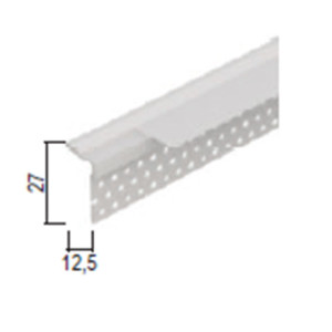  PVC angle for plasterboard , 3.0 m