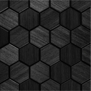Панел за стени и сауни Hexa S Black