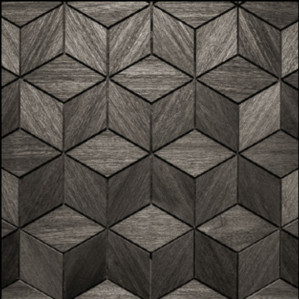 Панел за стени и сауни Rhombus Thermo Black