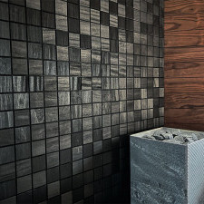 Панел за стени и сауни Square Black