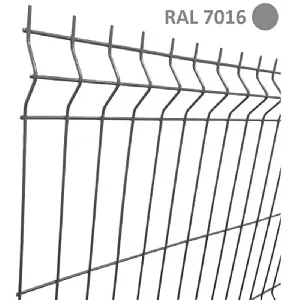 Panel fence 1230/2510 мм. , RAL7016