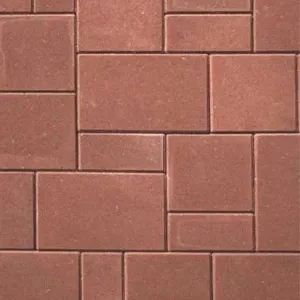 Паваж RETTANGO комби , червен , 6 см