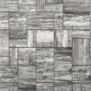 Паваж URBAN Комби , 3 размера комплект , черно-бял меланж