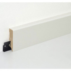 MDF skirting board FU062L1-552177 , 58 mm. , 2.4 m., Grey 7035