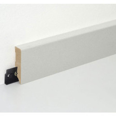 MDF skirting board FU062L1-552179 , 58 mm. , 2.4 m., Grey 7040