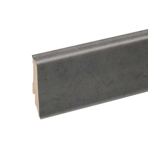 PVC skirting board K0210L , 59 mm. , 2.4 m., Agate