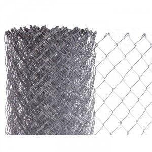 Плетена оградна мрежа 1.5x10 м. , отвори 5.5х5.5 см. , ф 1.8 мм.