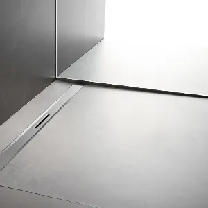 Преход за наклон за душ пространство неръждаема стомана/мат , 1000 мм , десен