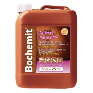 Wood protection product Optimal Forte APP , brown , 5 kg.