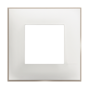 Single frame Legrand BTICINO Classia R4802WS, white satin