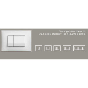 Frame 2x2 modules Legrand BTICINO Classia R4802M2TM , titanium