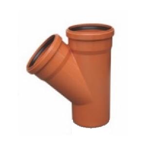  Разклонител PVC 45° , ф110x110 мм.