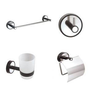 Bathroom set OPTIMO black