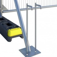  Skewer for mobile fences