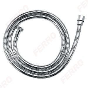 Shower hose FERRO 150-200 cm., PVC chrome, W05