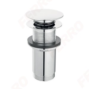 Siphon Click-clack drainer G5/4, for a tall washbasin, without overflow