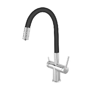 Смесител за мивка за филтрирана вода FILTRATA BFT41B черна гума
